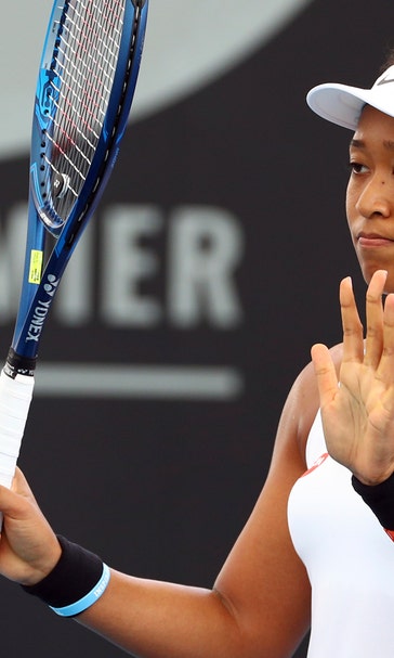 Naomi Osaka wins 1st-round match at Brisbane International
